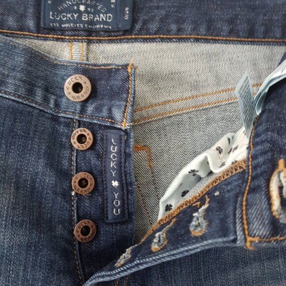 Lucky Brand Premium Italian Denim Dylan Boyfriend Jeans Sz 26 - Picture 7 of 7